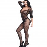 Sexy lingerie Teddies Bodysuits hot Erotic lingerie open crotch elasticity mesh body stockings