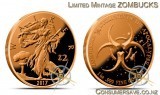 1 Ounce Copper Round Zombucks™ Walker Now Out of Production #1 - Final Mintage 110,602