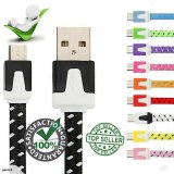 Micro USB Braided Cable for Samsung Sony Xperia HTC Blackberry NOKIA Android Phones 1M