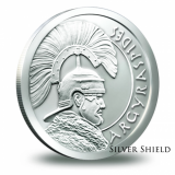 1/10 oz silver coin - 2014 Argyraspides (BU) .999 Pure AG - Silver Shield