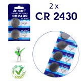 2 x CR2430 Lithium Button Battery DL2430 BR2430 KL2430 Lithium 3V High Quality Battery