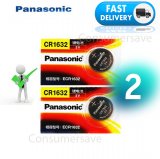 PANASONIC CR1632 2 Pcs 3V Lithium Battery 1632 DL1632 Genuine