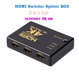 HDMI Switch 3 Port 4K*2K Switcher Splitter Box Ultra HD for DVD HDTV Xbox PS3 PS4