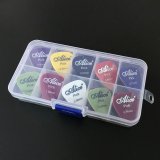 Alice 40 guitar picks with case for acoustic electric bass guitar musical instruments thickness mix 0.58-1.5