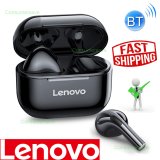 Lenovo LivePods LP40 TWS IPX4 Waterproof Bluetooth Earphone with Charging Box, Support Touch & HD Call & Siri & Master-slave Switching (Black)