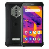Blackview BV6600 Pro Thermal Rugged Phone, 4GB+64GB Dual Back Cameras, IP68/IP69K/MIL-STD-810G Waterproof Dustproof Shockproof, 8580mAh Battery, 5.7 inch Android 11.0 MTK6765V/CA Helio P35 Octa Core up to 2.3GHz, OTG, NFC,Network: 4G(Black)