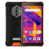 Blackview BV6600 Pro Thermal Rugged Phone, 4GB+64GB Dual Back Cameras, IP68/IP69K/MIL-STD-810G Waterproof Dustproof Shockproof, 8580mAh Battery, 5.7 inch Android 11.0 MTK6765V/CA Helio P35 Octa Core up to 2.3GHz, OTG, NFC,Network: 4G(Orange)