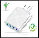 4 Port Fast Charger Quick Charge 3.0 Wall Adapter for iPhone Samsung Xiaomi ETC