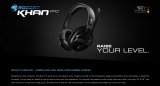 Roccat KHAN PRO Competitive High Resolution Gaming Headset (Black Version)