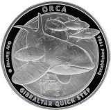 1 oz silver coin - 2016 Orca 99.9% pure