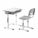 Elfin Height Adjust kid desk and chair set- Grey