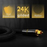 Top Quality HIFI 5.1 Digital Sound SPDIF Optical Cable Toslink Cable 1M