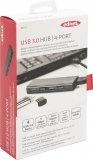 Ednet 4 Port USB 3.0 Powered Slim Hub