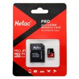 Netac P500 Extreme Pro microSDXC V30 Card with Adapter 512GB