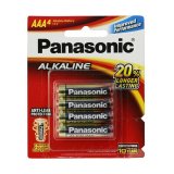 Panasonic AAA Alkaline Battery 4 Pack