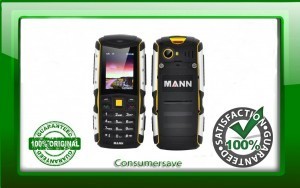 MANN ZUG S Rugged 2 Inch Display Phone - IP67 Waterproof + Dust Proof Rating, Shockproof, 2570mAh Battery (Yellow)