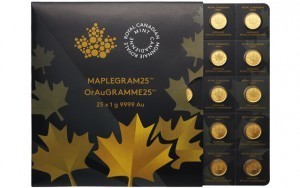 1 gram gold coin - 2016 50c Canadian MapleGram - Royal Canadian Mint RCM