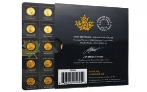 1 gram gold coin - 2017 50c Canadian MapleGram - Royal Canadian Mint RCM