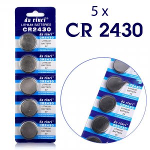 5 x CR2430 Lithium Button Battery DL2430 BR2430 KL2430 Lithium 3V High Quality Battery