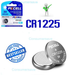 PKCELL 1 x CR1225 3V CELL Lithium BATTERY LM1225, BR1225, ECR1225, KCR1225 HIGH QUALITY
