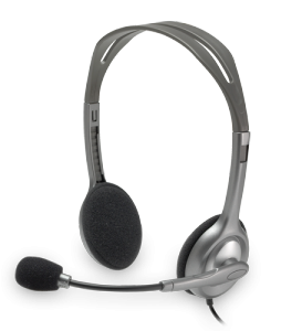 Logitech H110 Stereo Headset with Noise-Cancelling Microphone 