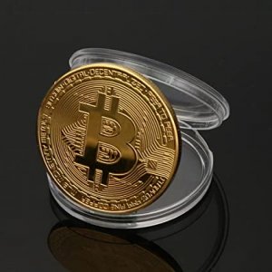 1 Ounce Silver Round - Bitcoin + Capsule (Silver)