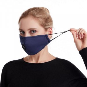 Face Mask anti dust mask Activated carbon filter Windproof bacteria Virus proof Flu Face masks (Black)