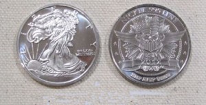 NMS 1/2 Ounce Nickel Round - 2012 Walking Liberty