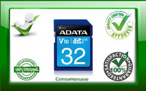 ADATA Premier UHS-I V10 SDHC Card 32GB
