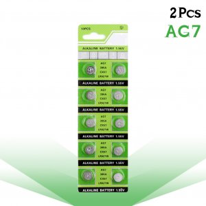 2Pcs/card Coin Cells AG7 1.5V Lithium Button Battery LR927 LR57 SR927W 399 GR927 395A Alkaline Batteries