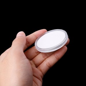 1pcs 46mm Plastic Coin Holder Capsule Storage Case Display Box With 5 Sizes Pad Rings