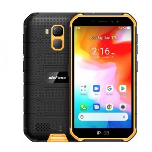 Ulefone Armor X7 Rugged Phone 2GB+16GB IP68/IP69K Waterproof Dustproof Shockproof, Face ID & Fingerprint Identification, 4000mAh Battery, 5.0 inch Android 10.0 MTK Helio A20 MT6761VWE Quad Core 64-bit up to 1.8GHz, Network: 4G, NFC, OTG(Yellow)