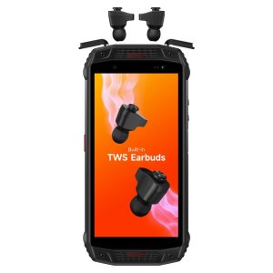 Ulefone Armor 15 Rugged Phone, 6GB+128GB uBuds Inside, Dual Back Cameras, IP68/IP69K Waterproof Dustproof Shockproof, Side Fingerprint Identification, 6600mAh Battery, 5.45 inch Android 12 MediaTek Helio G35 Octa Core up to 2.3GHz, Network: 4G, OTG, NFC