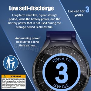 10PCS Renata 373 SR916SW 916 LR916 SR68 1.55V Silver Oxide Watch Battery Remote Control Swiss Made Button Coin Cell