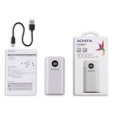 ADATA P10000QCD 10000mAh Quick Charge Powerbank - Blue