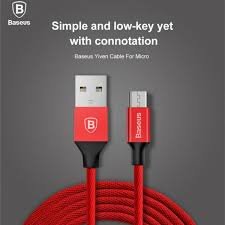 Baseus Yiven Series Micro USB Cable 2A Fast Charging Cable 2m Red